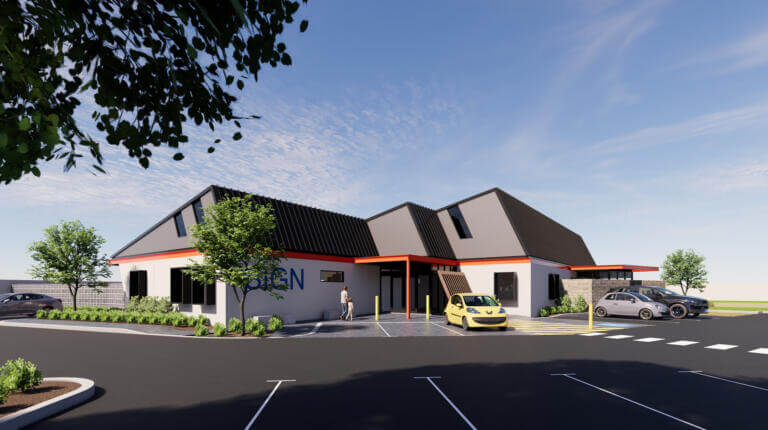 Rendered Image of Childcare Centre, Gosnells