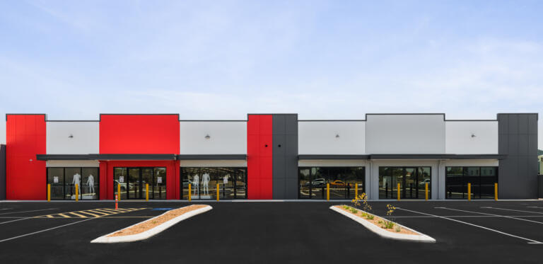 Rockingham Showrooms, by Alita Constructions