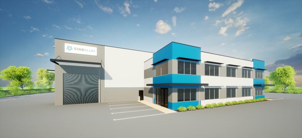 Rendered Image of Design and Construct Office & Workshop, Forrestdale, Perth